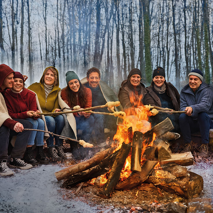 Kerst in de natuur vieren