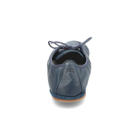 Barefoot schoen van bio-leer, nachtblauw