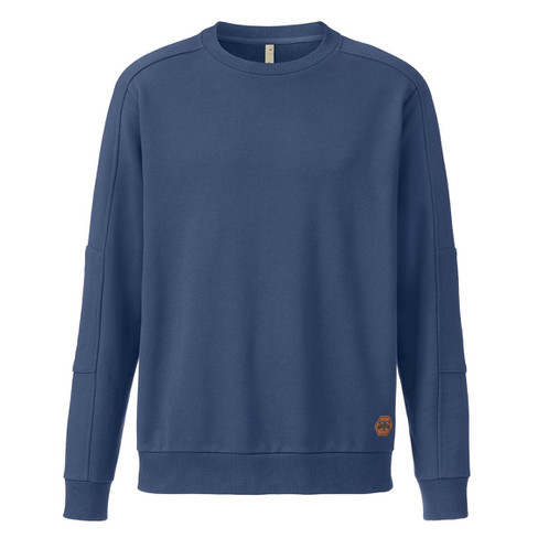 Sweater van zuiver bio-katoen, blauwe bes