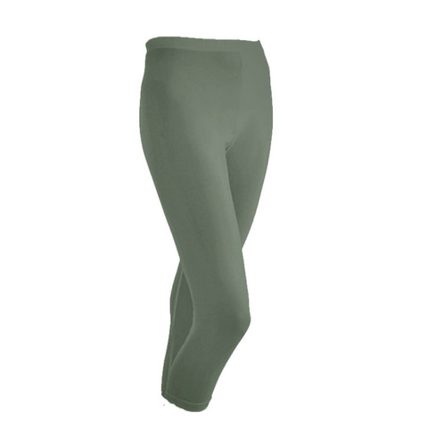 Image of 3/4-legging van bio-zijde, zeegras Maat: 38