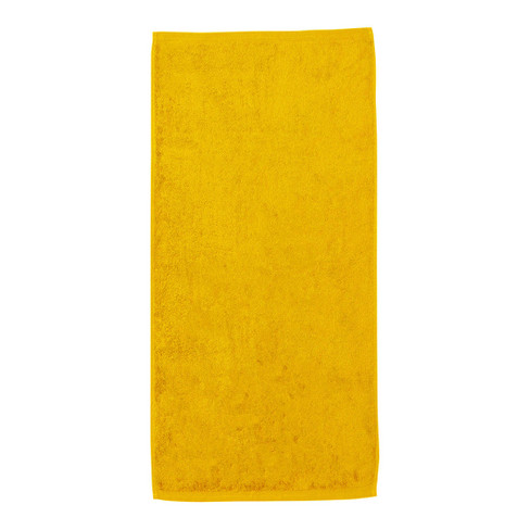 Image of Badlaken van bio-kwaliteit, geel Maat: 100 x 180 cm