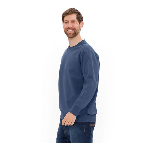 Sweater van zuiver bio-katoen, blauwe bes