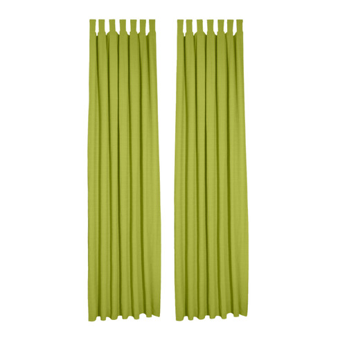 Image of Biologisch lusgordijn, 2 stuks, bamboe Maat: 135 x 245 cm