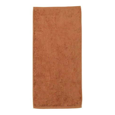Image of Handdoek van biologische kwaliteit, terra Maat: 50 x 100 cm