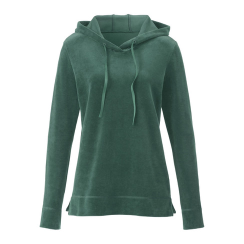 Nicki-hoodie van bio-katoen, zeegras