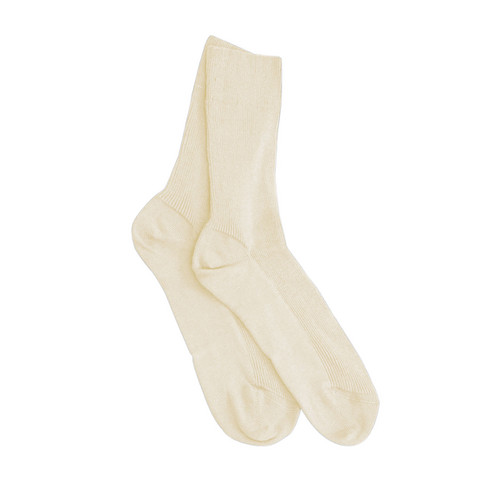 Image of 2-delige set katoenen sokken, natuur Maat: 38/39