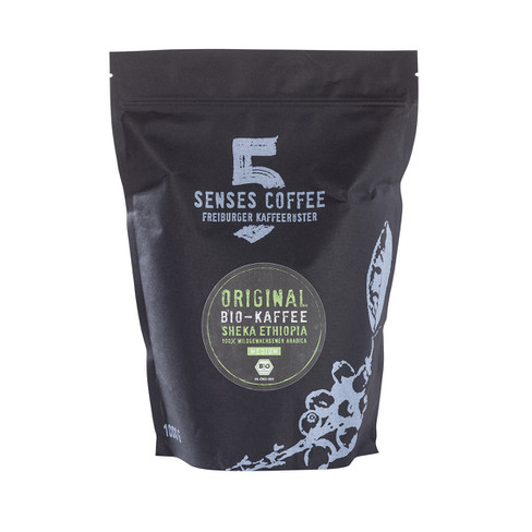 Image of Biologische koffie wildgroei, hele bonen Maat: 500 g