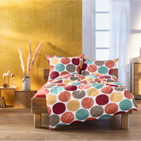 Beddengoedset van renforcé, multicolor