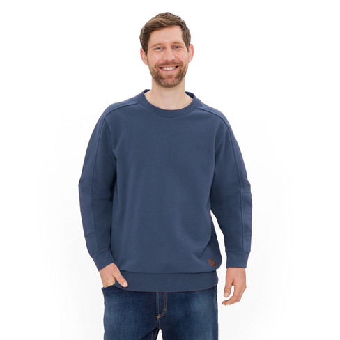 Sweater van zuiver bio-katoen, blauwe bes