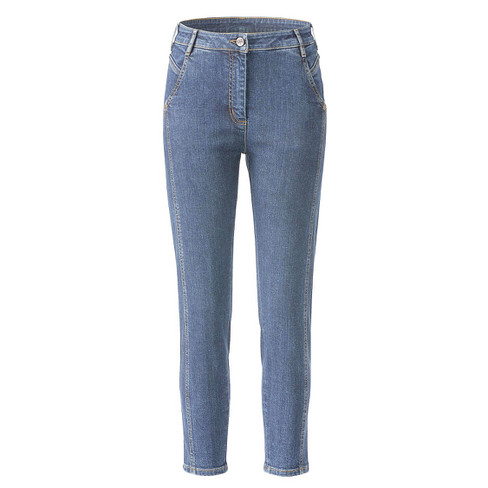 Image of 7/8 jeans van bio-katoen, lichtblauw Maat: 36