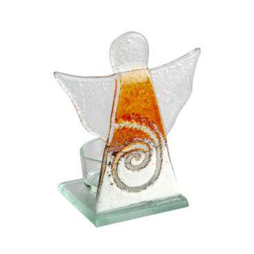 Teelichthalter "Engel", oranje