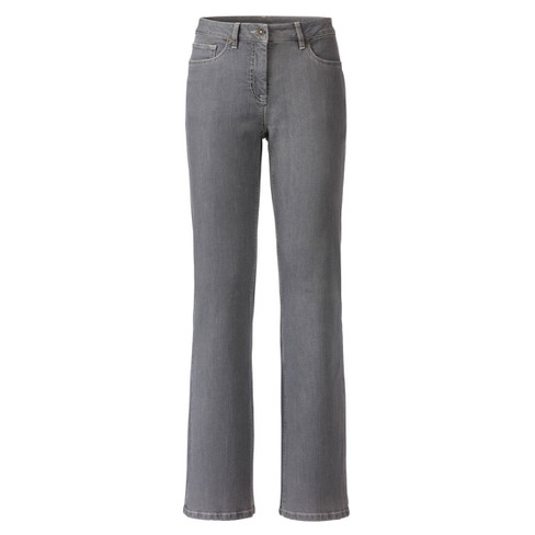 Image of Bootcut jeans van bio-katoen, grijs Maat: 46/L30