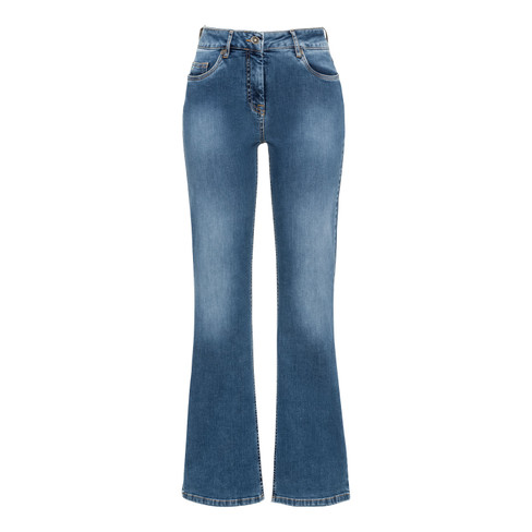 Image of Bootcut jeans van bio-katoen, lichtblauw Maat: 44/L30