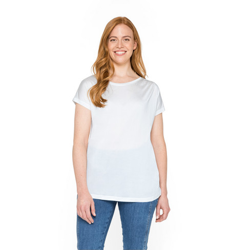 Verbetering Leia Vooruit Waschbär Transparant shirt van bio-zijde, natuur | Waschbär Eco-Shop