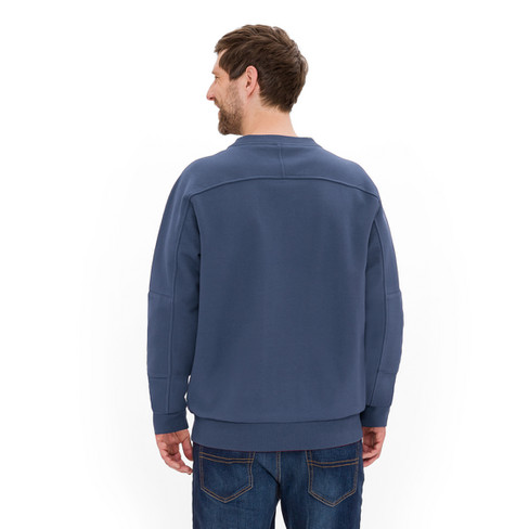 Sweater van zuiver bio-katoen, blauwe bes