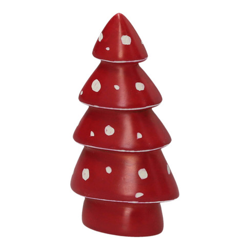 Speksteen kerstboom, rood