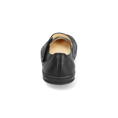 Barefoot ballerina van bio-leer, zwart