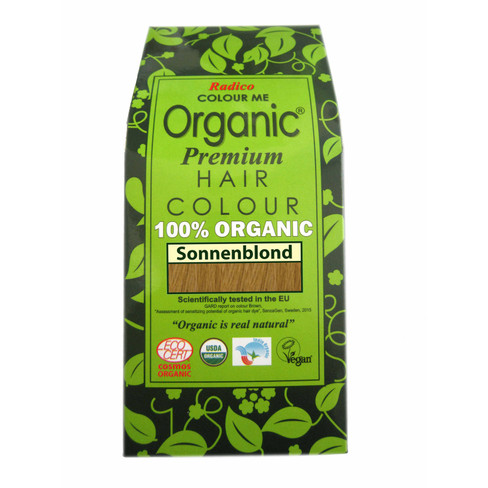 Image of Radico Organic plantaardige haarkleuring, zonneblond Maat: 100 g